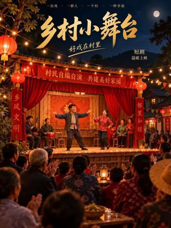 《村晚大舞台》- SWAG官网生活喜剧短剧封面 《村晚大舞台》- SWAG官网生活喜剧短剧封面