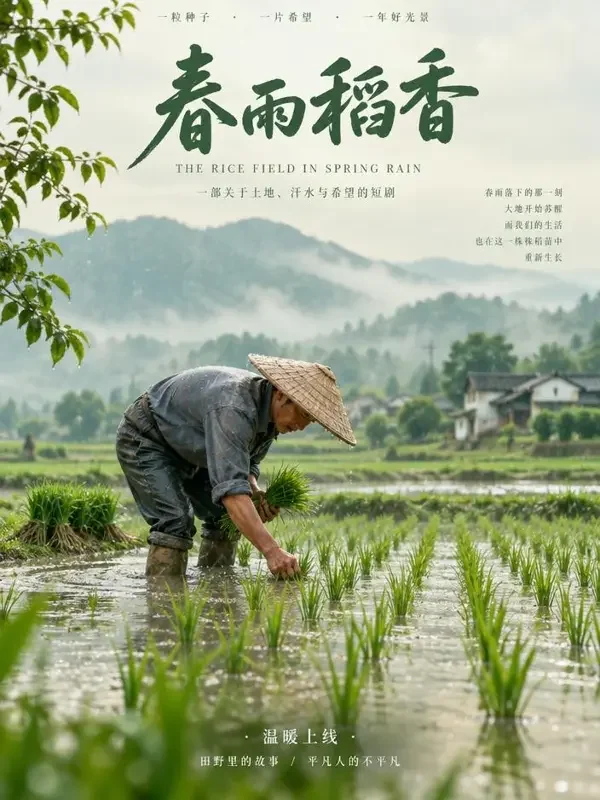 《春雨润田》- SWAG官网乡村励志短剧封面 《春雨润田》- SWAG官网乡村励志短剧封面